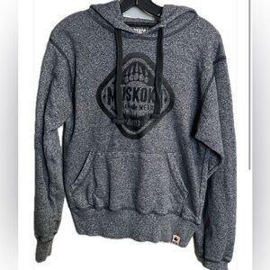 Muskoka Bear Wear Gray Unisex Hoodie Size XS